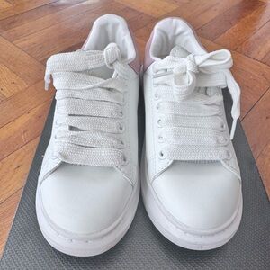 Alexander McQueen White Sneakers Size 35